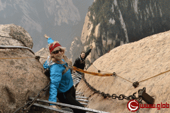 How to get to Mount Hua Shan plank walk from Xian China