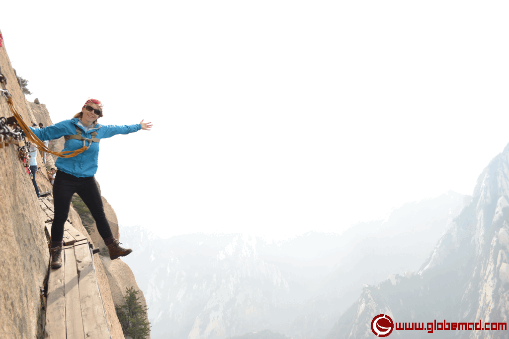 Adventure Travel China Hua shan huashan mountain plank walk emma tryon