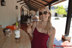 Emma Tryon adventure travel drinking wine tour Santiago Globemad