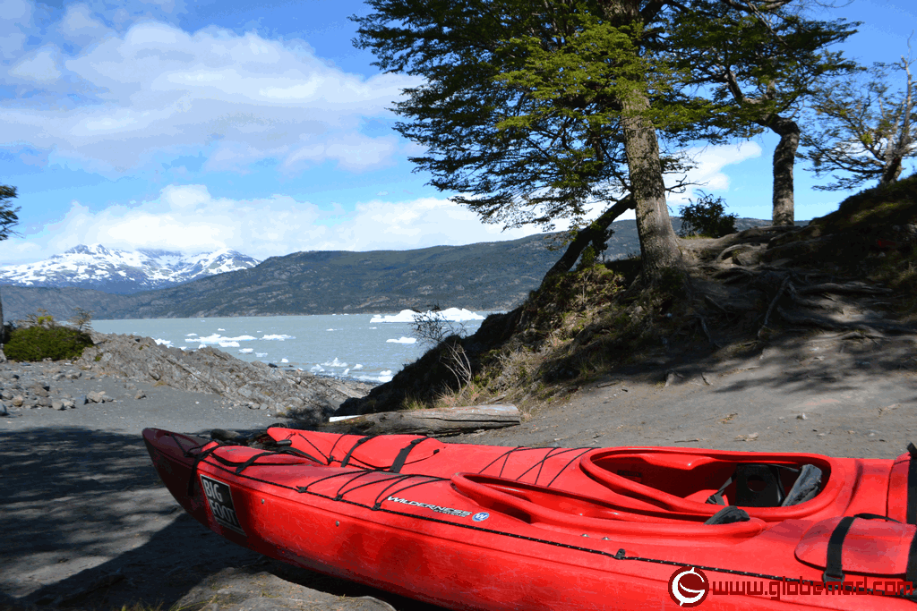Torres del Paine hike adventure canoeing globemad