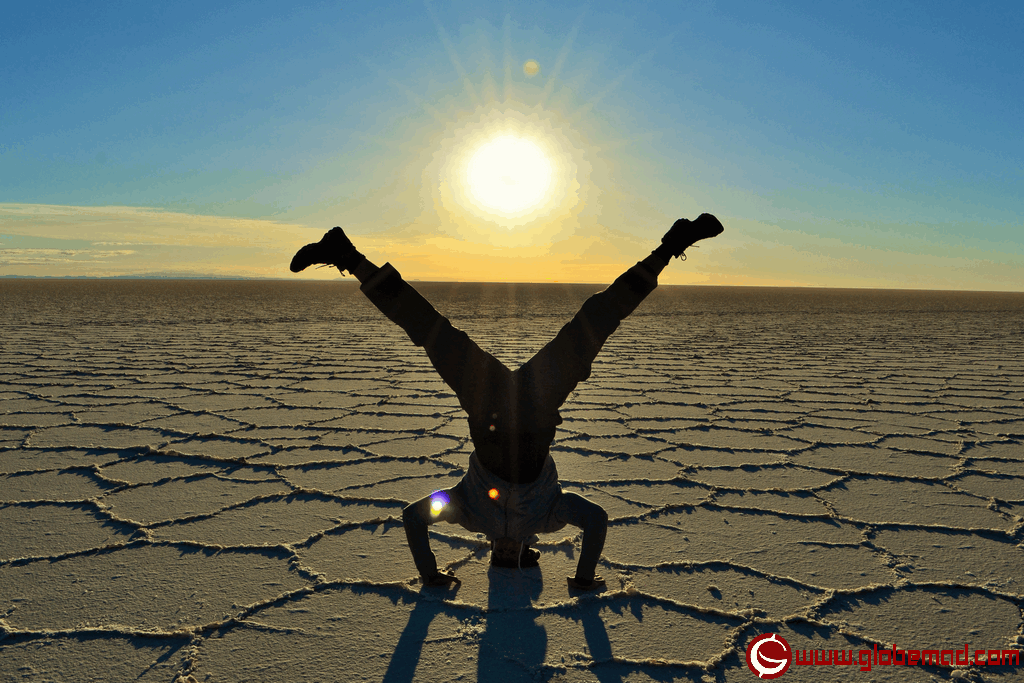 Pete Tryon travel Globemad Salt flats inspiration Bolvia