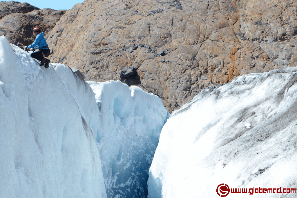 emma tryon Globemad ice climb Patagonia adventure