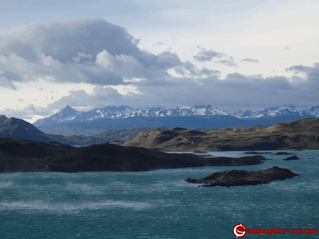 Hiking in Patagonia lake photograph travel 