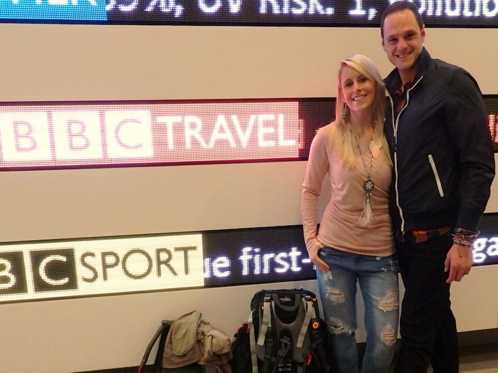 Behind Scenes BBC One show Pete & Emma Tryon,British shipwreck disaster survivors with Bear Grylls, globemad travel