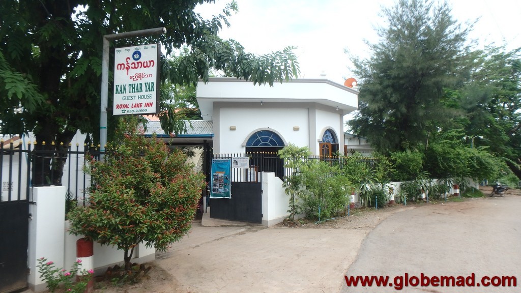 Budget guest house in Hpa An Myanmar, cheap accommodation Globemad