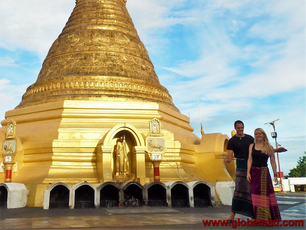 Mt.Zwegabin Stupa, Hpa Myanmar (Burma) Longji fashion inspiration skirts ideas