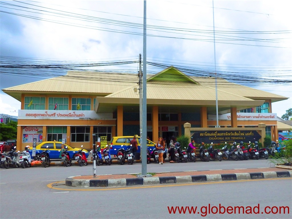 Crossing overland Thailand to Myanmar Mae Sot to Myawaddy Chiang mai long distance bus station