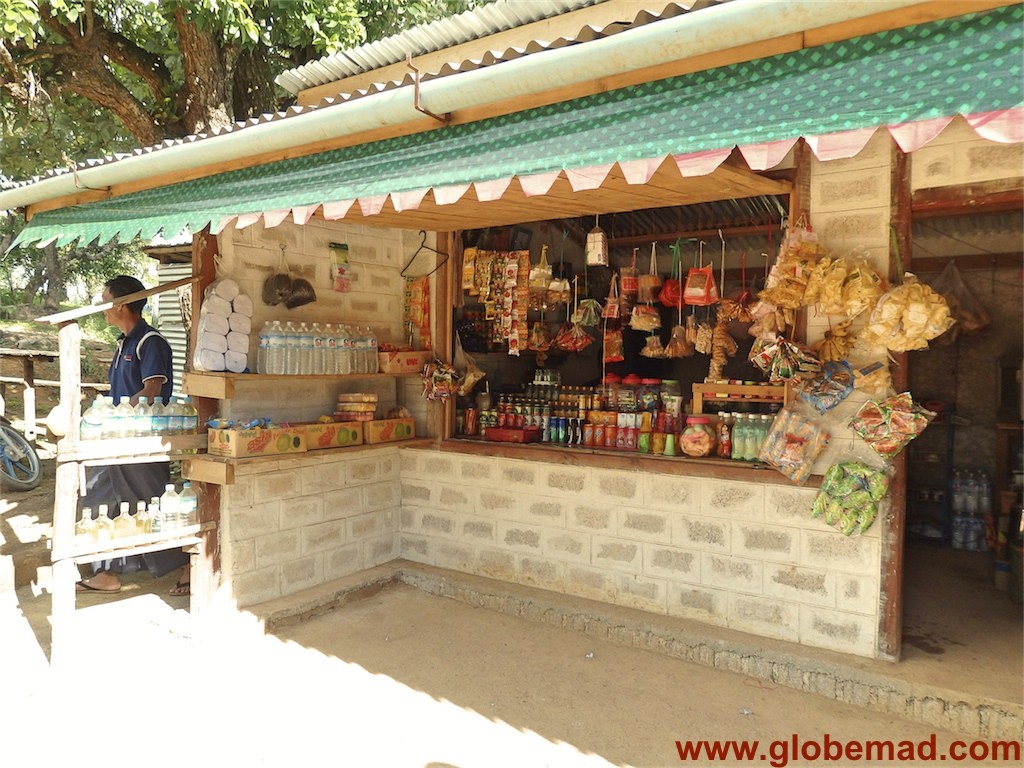 Myanmar Inle lake travel trekking trek local shop drinks