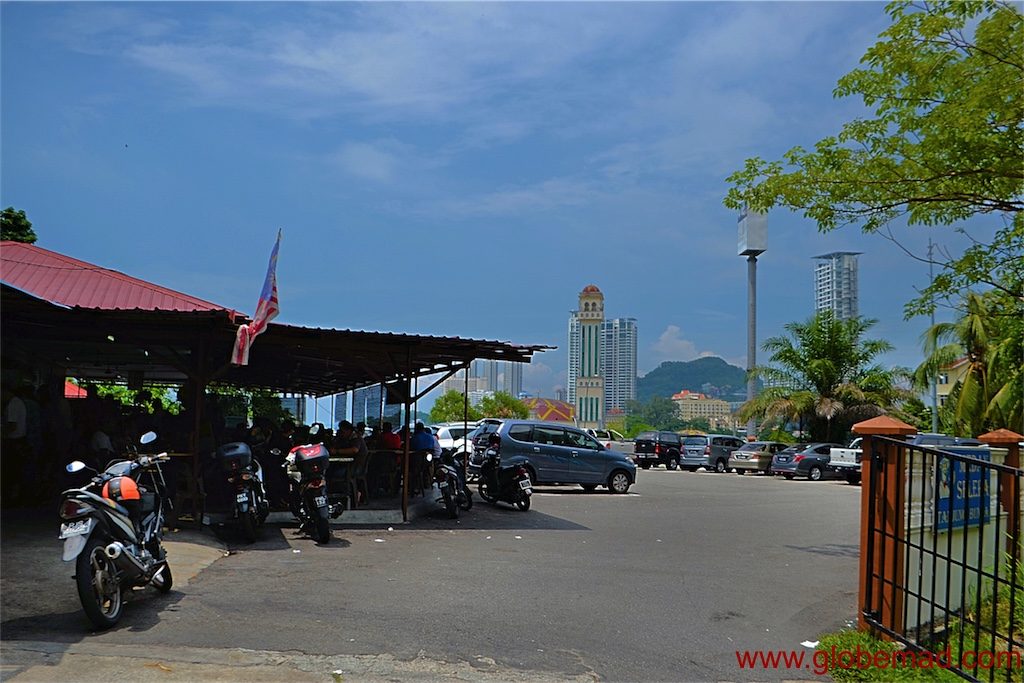 Nasi champur by the floating mosque