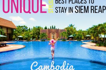 Stylish unique hotels and hostels in Siem Reap Cambodia