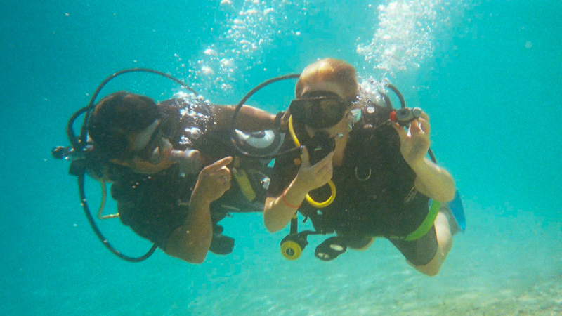 uk staycation in england scuba diving